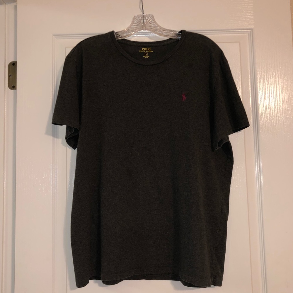 Polo Ralph Lauren dark grey u neck shirt